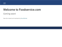 Tablet Screenshot of foodservice.com